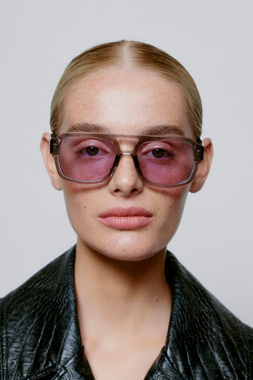 A.Kjaerbede Kaya Sunglasses – Grey Transparent
