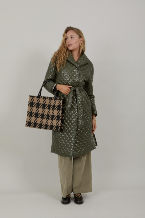 Coster Copenhagen Structured Tote Bag – Houndstooth