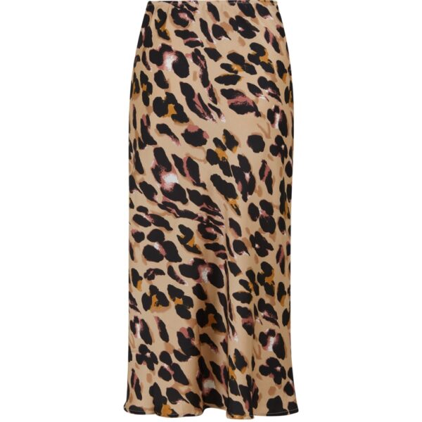 coster-copenhagen-skyler-skirt-sand-brown-print-leopard-stick-and-ribbon-nottingham