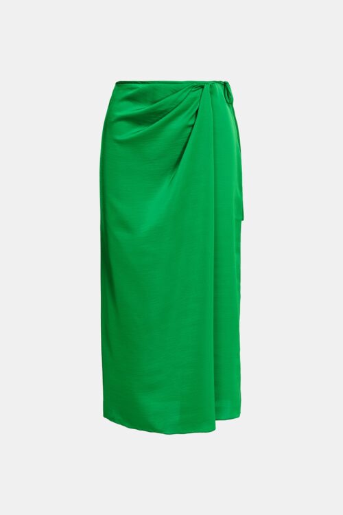 Essentiel Antwerp Ellie Midi Wrap Skirt – Green Key