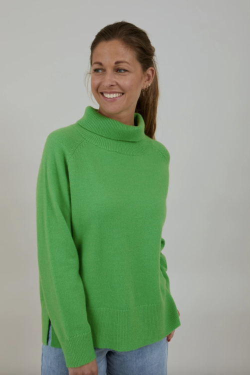Coster Copenhagen Sweater With High Neck – Forest Green