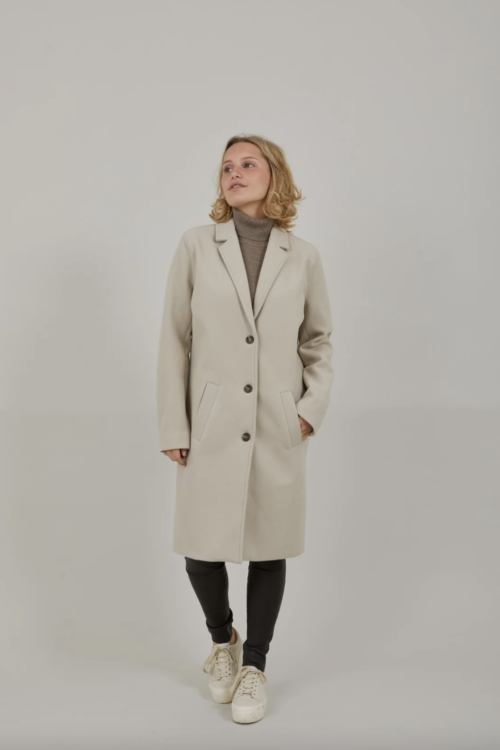 Coster Copenhagen CC Heart Ariana Coat – Creme