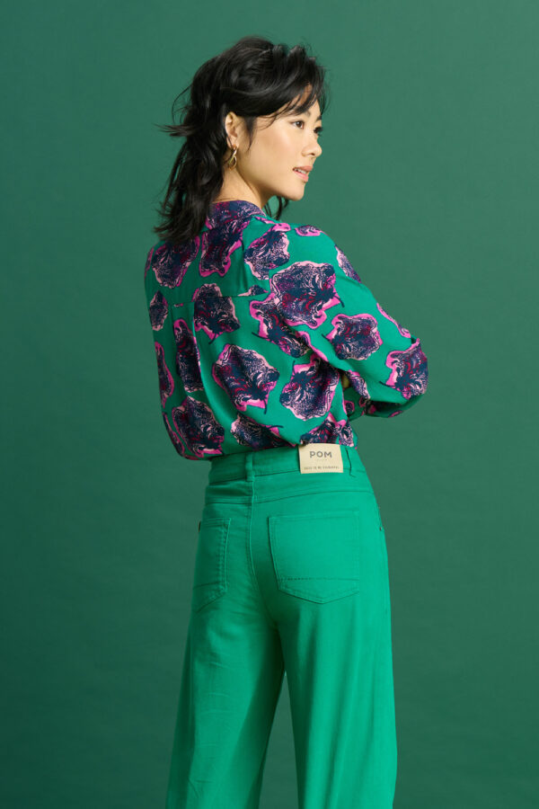 POM Amsterdam SP7405 Blouse - Mila Flower Pop Pink - Image 5