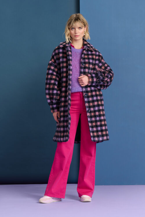 POM Amsterdam SP7452 Coat – Eternal Blue Blush