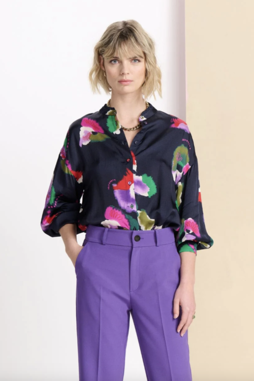 POM Amsterdam SP7413 Blouse – Violets