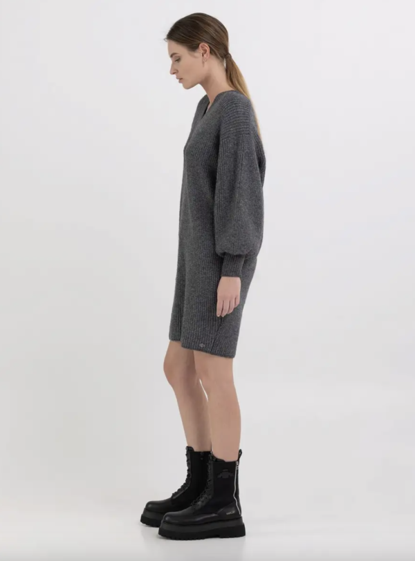 replay-knit-dress-grey-stick-and-ribbon-nottingham