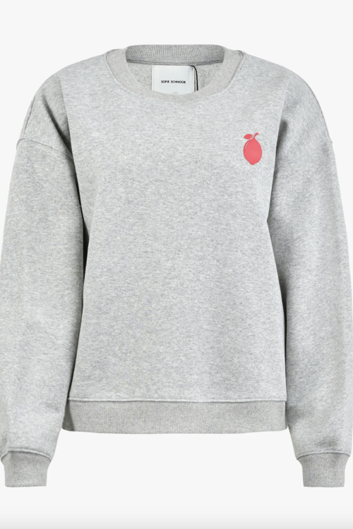 Sofie Schnoor Slogan Sweatshirt – Grey Melange