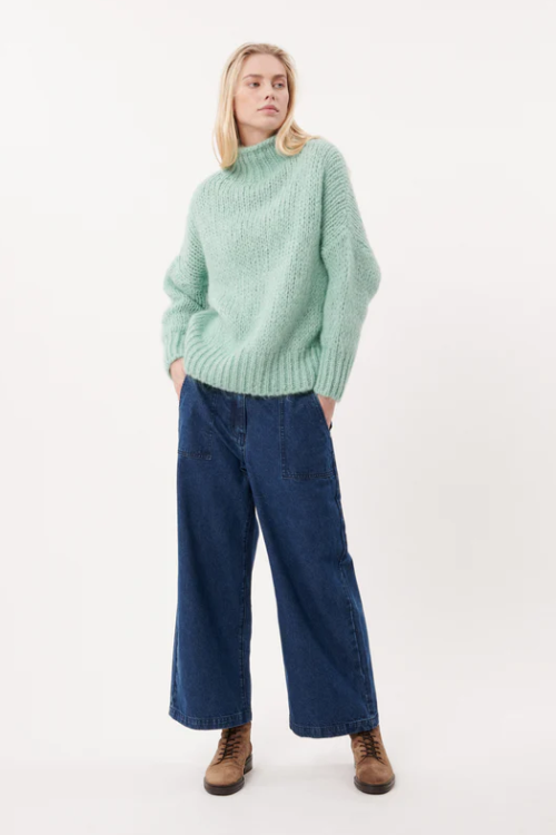 Frnch Noah Sweater – Turquoise