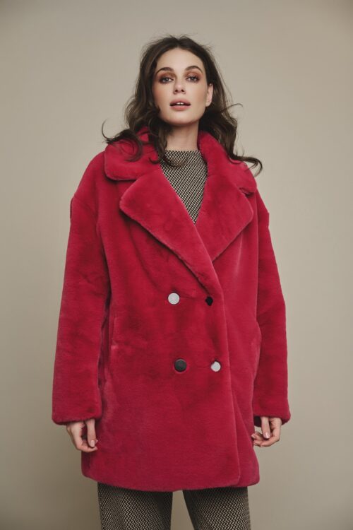 Rino & Pelle Jeanette Double Breasted Coat – Barberry