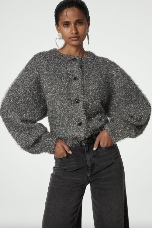 Fabienne Chapot Kitty Cardigan – Dark Silver