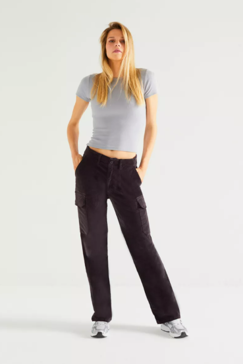 Reiko Battle Velvet Cargo – Carbon