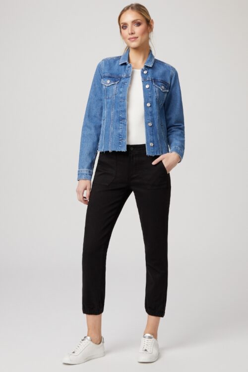 Paige Mayslie Jogger – Black Overdye