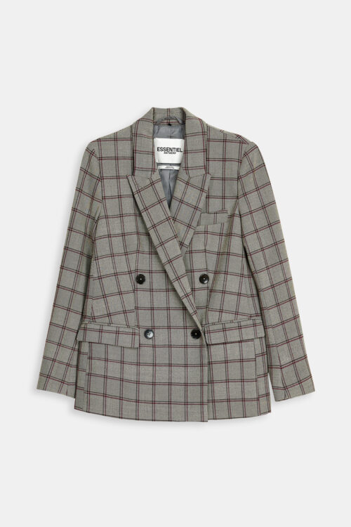 Essentiel Antwerp Emargot Blazer – Grey Check