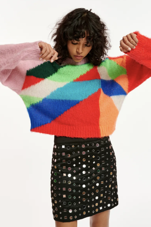 Essentiel Antwerp Efancy Intarsia-Knitted Sweater – Multi