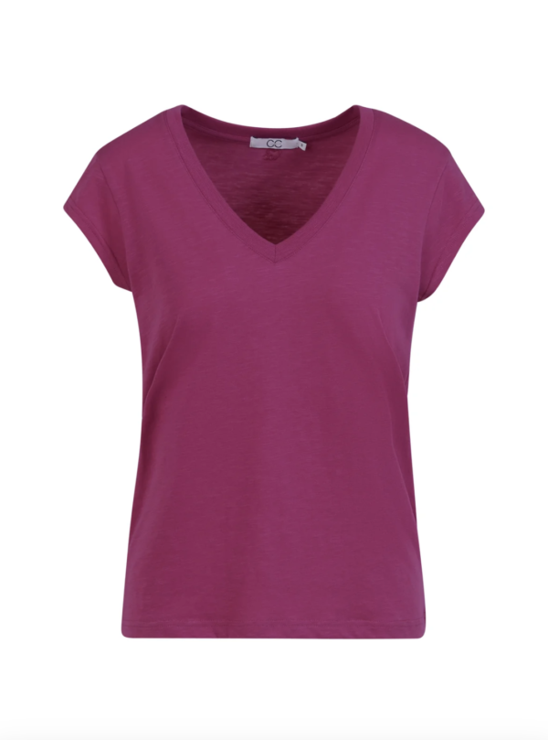 coster-copenhagen-cc-heart-vneck-berry