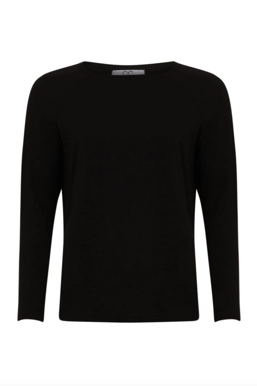 Coster Copenhagen CC Heart Long Sleeve T Shirt – Black