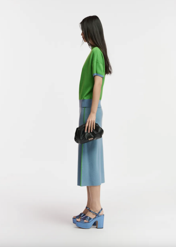 essentiel-antwerp-folder-skirt-bright-sky-stick-and-ribbon-nottingham