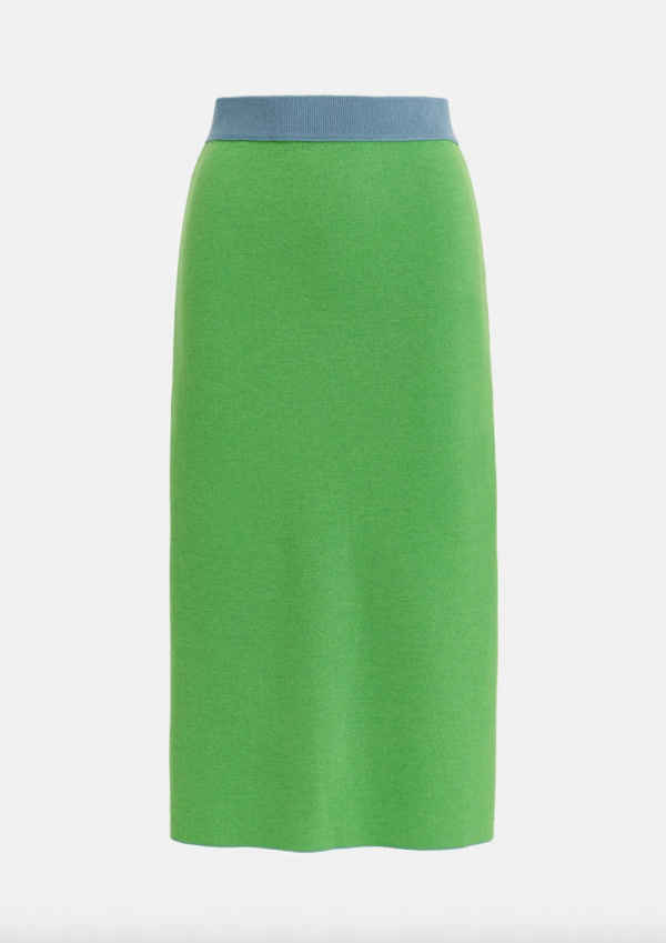 essentiel-antwerp-folder-skirt-bright-sky-stick-and-ribbon-nottingham