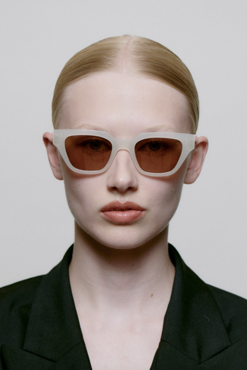 A.Kjaerbede Kaws Sunglasses – Cream Bone