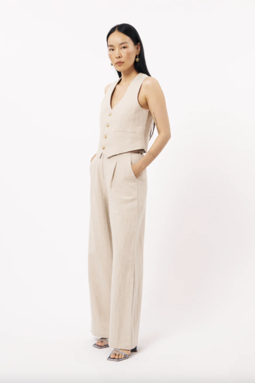 Frnch Philo Trousers – Beige