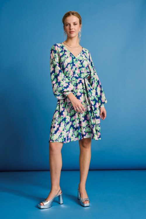 POM Amsterdam SP7759 Dress – Lilies Blue