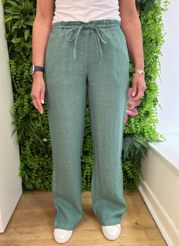 haris-cotton-trousers-emerald-stick-and-ribbon-nottingham