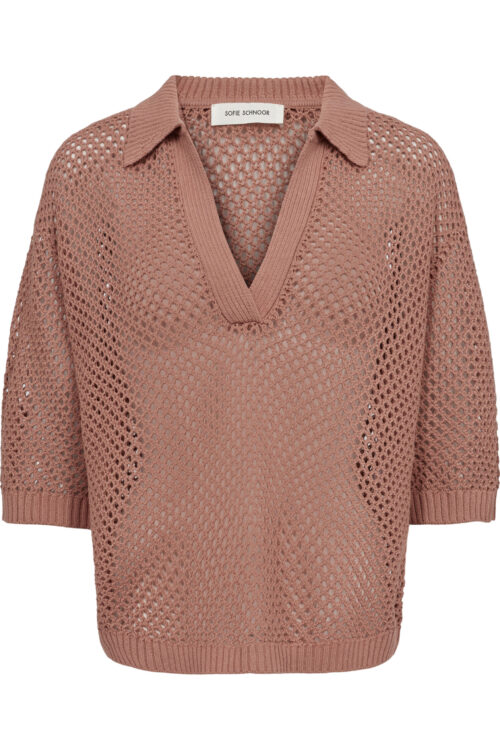 Sofie Schnoor Knit Blouse – Rosy Brown
