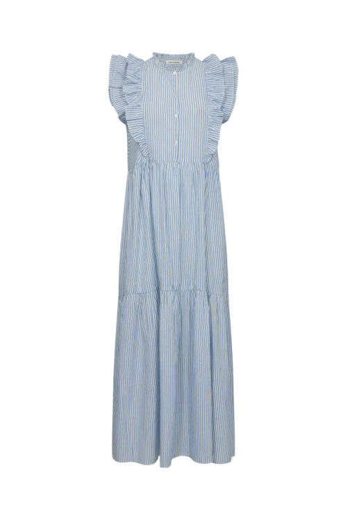 Sofie Schnoor Long Dress – Blue Striped